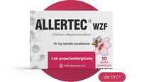 Allertec WZF 10 mg, 10 tabletek powlekanych