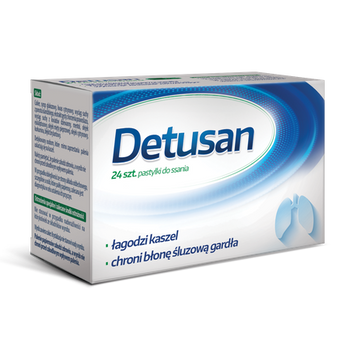 DETUSAN, 24 pastylki do ssania