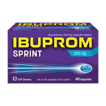 Ibuprom Sprint, 40 kapsułek 200mg