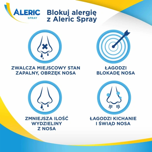 ALERIC SPRAY 50 μg/dawkę aerozol do nosa x 60 dawek