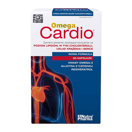 Omega Cardio kapsułki, 60 sztuk DATA WAŻNOŚCI 28/02/2026