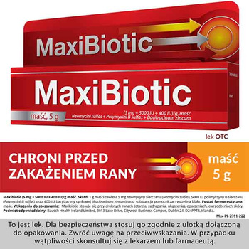 MAXIBIOTIC, maść 5 g