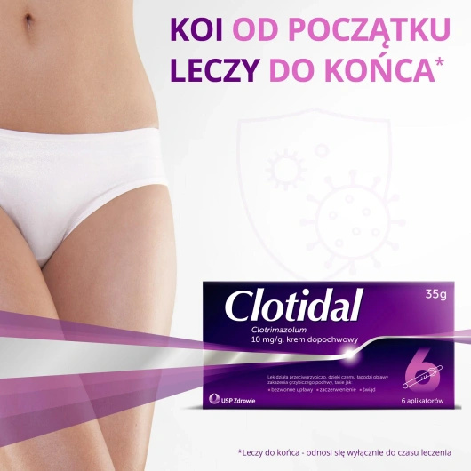 CLOTIDAL krem dopochwowy, 35g