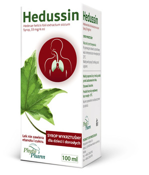 Hedussin syrop 0,033g/4ml 100ml(butelka)