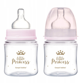 CANPOL EasyStart Royal Butelka antykolkowa, 120 ml