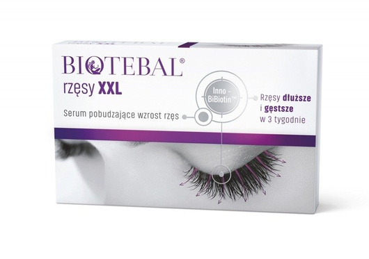 BIOTEBAL RZĘSY XXL Serum pobudzające wzrost rzęs, 3 ml