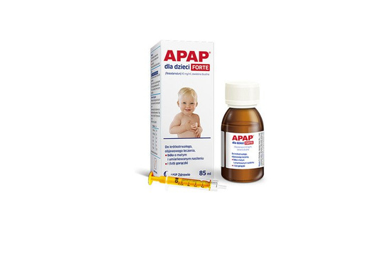 APAP DLA DZIECI FORTE zawiesina doustna 85 ml