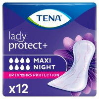 Tena Lady Protect+ Maxi Night Podpaski, 12 sztuk