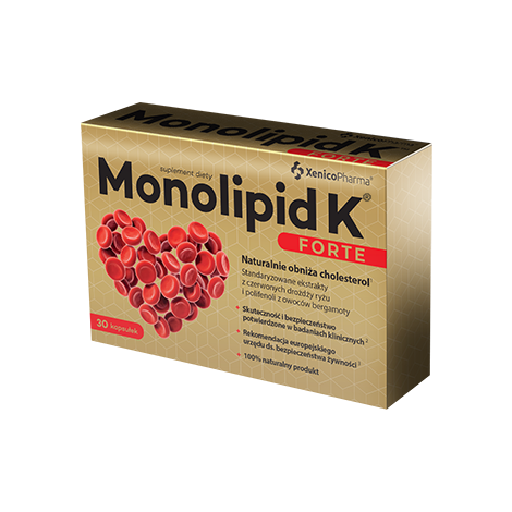 Monolipid K Forte kapsułki celulozowe, 30 sztuk