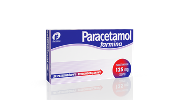 Paracetamol Farmina czopki doodbytnicze 0,125g, 10 sztuk