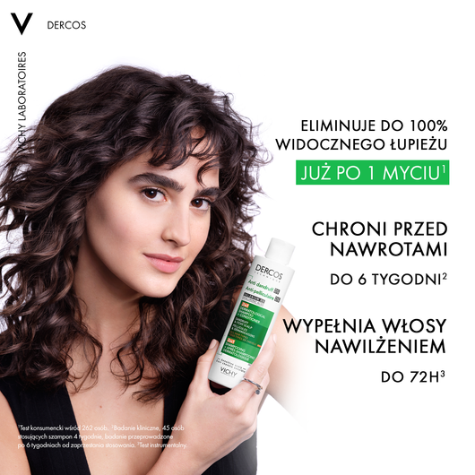 Vichy Dercos DS Szampon przeciw łupieżowy 2w1, 200ml