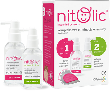 PIPI NITOLIC® Zestaw Leczenie i Ochrona Prevent Plus Spray 50ml + 30 ml