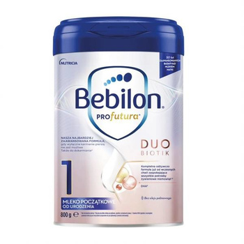 Bebilon PROfutura DUOBIOTIK 1, mleko początkowe od urodzenia, 800 g