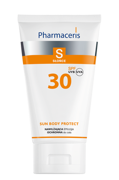 PHARMACERIS S SUN BODY PROTECT Nawilżająca emulsja ochronna do ciała SPF 30, 150ml