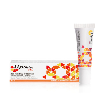 Lipskin Żel na afty i otarcia, 10 g