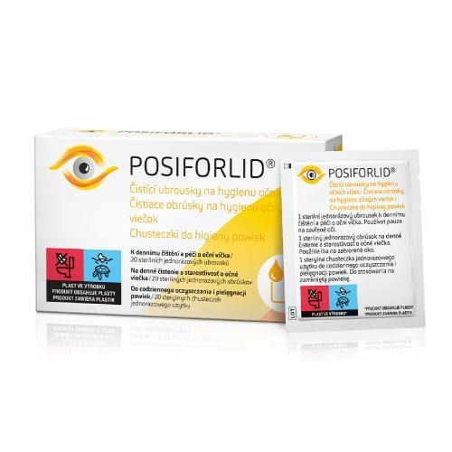 POSIFORLID Chusteczki do higieny powiek, 20 sztuk