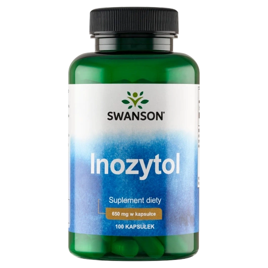 Swanson Inozytol 650 mg, 100 kapsułek