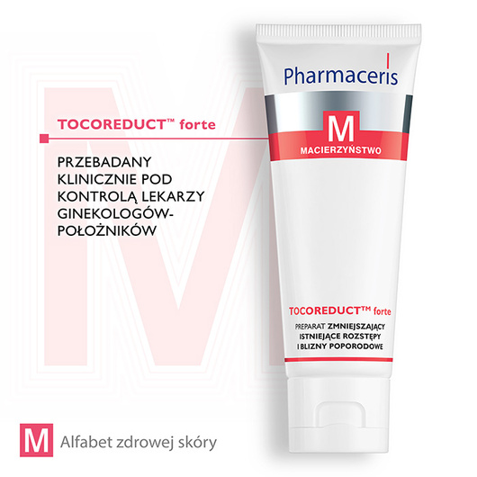 Pharmaceris M Tocoreduct™ Forte Preparat zmniejszający istniejące rozstępy i blizny poporodowe, 75 ml