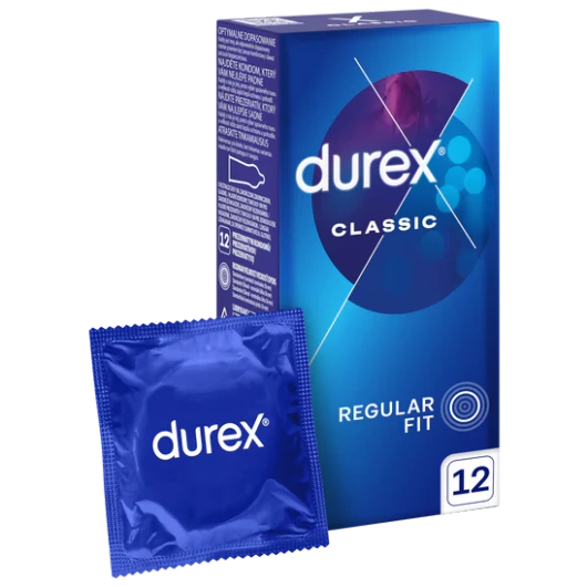 Durex Classic Prezerwatywy, 12 sztuk