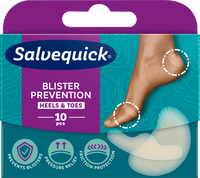 Plastry SALVEQUICK FootCare do stóp MIX, 10 sztuk