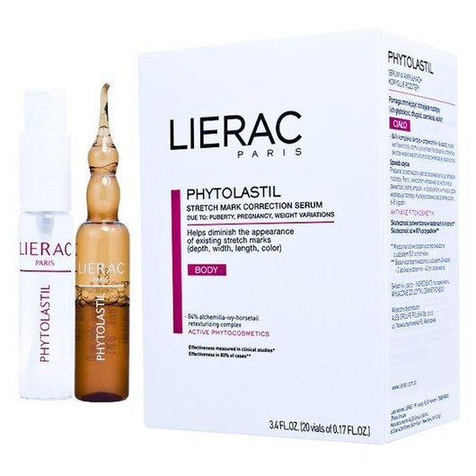 LIERAC PHYTREL kuracja w ampułkach ujędrniająca biust, 20 ampułek x 5ml