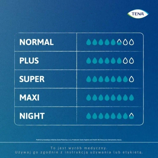Tena Pants ProSkin Maxi Rozmiar XL (120-160cm) Majtki chłonne, 10 sztuk