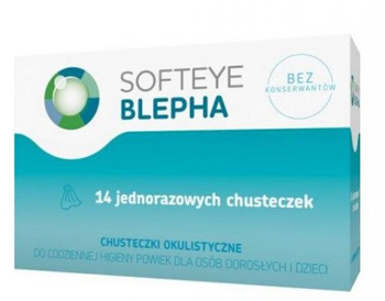 SOFTEYE BLEPHA  Chusteczki okulistyczne, 14 sztuk