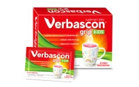 Verbascon Grip Kids, 10 saszetek do rozpuszczania