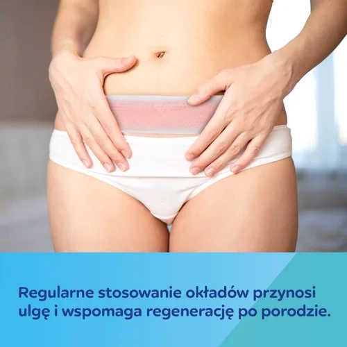 Canpol Babies Okłady żelowe po porodzie do terapii ciepłem lub zimnem, 2 sztuki