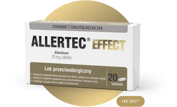 Allertec Effect 20 mg, 20 tabletek
