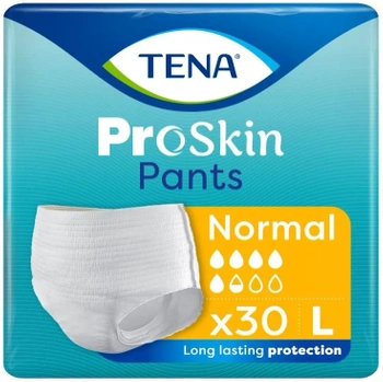 TENA Pants ProSkin Normal Majtki chłonne L, 30 sztuk