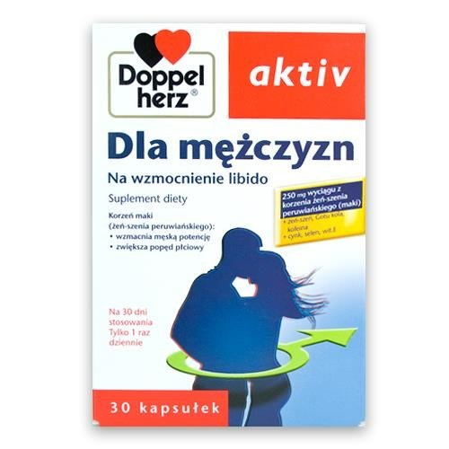 DOPPELHERZ AKTIV Dla mężczyzn, 30 kapsułek