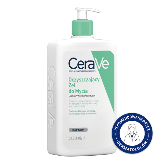 CeraVe Żel do mycia oczyszczający 1l