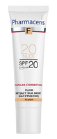 PHARMACERIS F Fluid kryjący do cery naczynkowej SPF20 - nude 30 ml