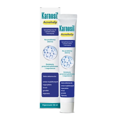 KARNOSIL ACNOHELP Żel specjalistyczny z jonami srebra, 50ml