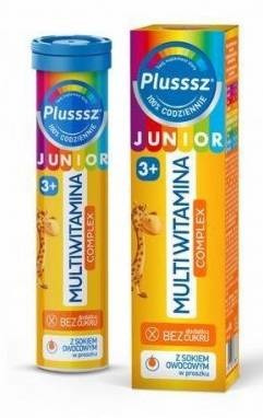 Plusssz Junior Multiwitamina Complex 20 tabletek musujących 