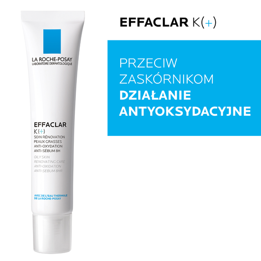 La Roche-Posay Effaclar K+, odnawiający krem do skóry tłustej, 40 ml