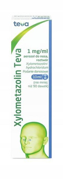 XYLOMETAZOLIN TEVA aerozol do nosa 1mg/ml 10ml