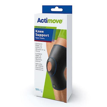 ACTIMOVE SPORTS EDITION Orteza stawu kolanowego z odsłoniętą rzepką, rozmiar L x 1 sztuka