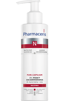 Pharmaceris N Puri-Capilium Żel kojący zaczerwienienia do mycia twarzy i oczu, 190 ml
