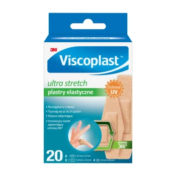 Viscoplast™ Ultra Stretch Plastry ochronne, 20 sztuk