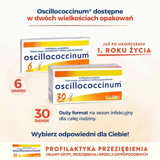 Boiron Oscillococcinum, 30 dawek