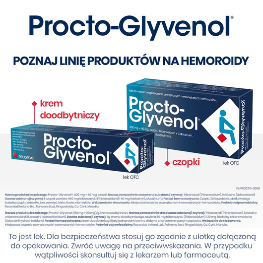 PROCTO-GLYVENOL SOFT żel do higieny intymnej 180 ml 