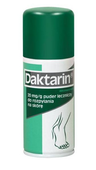 DAKTARIN 20 mg/g puder leczniczy w aerozolu 100 g