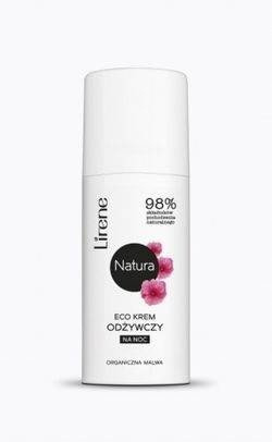 LIRENE NATURA ECO krem na noc odżywczy organiczna malwa skóra sucha 50ml