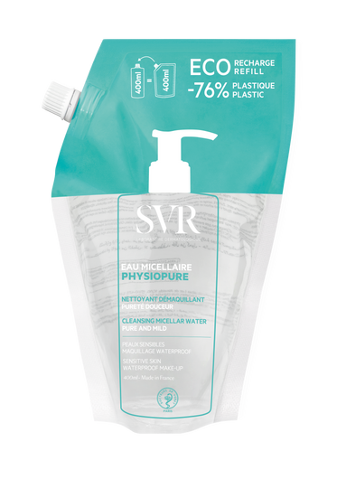 SVR Physiopure Eau Micellaire Woda micelarna Refill, 400 ml