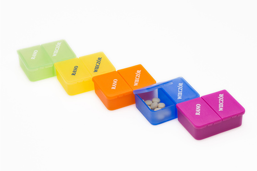 El-Comp Kasteka do dawkowania leków dwie pory dnia