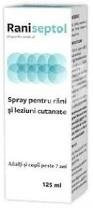 RANISEPTOL spray na rany 125ml