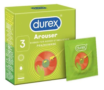 DUREX AROUSER prezerwatywy x 3 sztuki