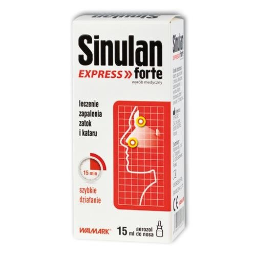 SINULAN EXPRESS FORTE aerozol do nosa 15ml